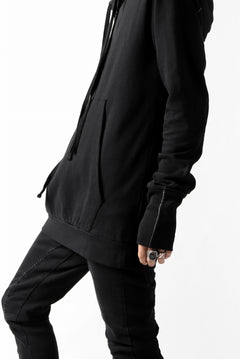 画像をギャラリービューアに読み込む, thomkrom DOUBLE HOODIE PULL OVER PARKA / OVER LOCKED (BLACK)