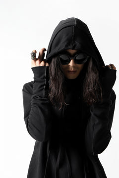画像をギャラリービューアに読み込む, thomkrom DOUBLE HOODIE PULL OVER PARKA / OVER LOCKED (BLACK)