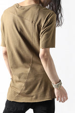 画像をギャラリービューアに読み込む, thomkrom CROSS BACK T-SHIRT (HONEY)