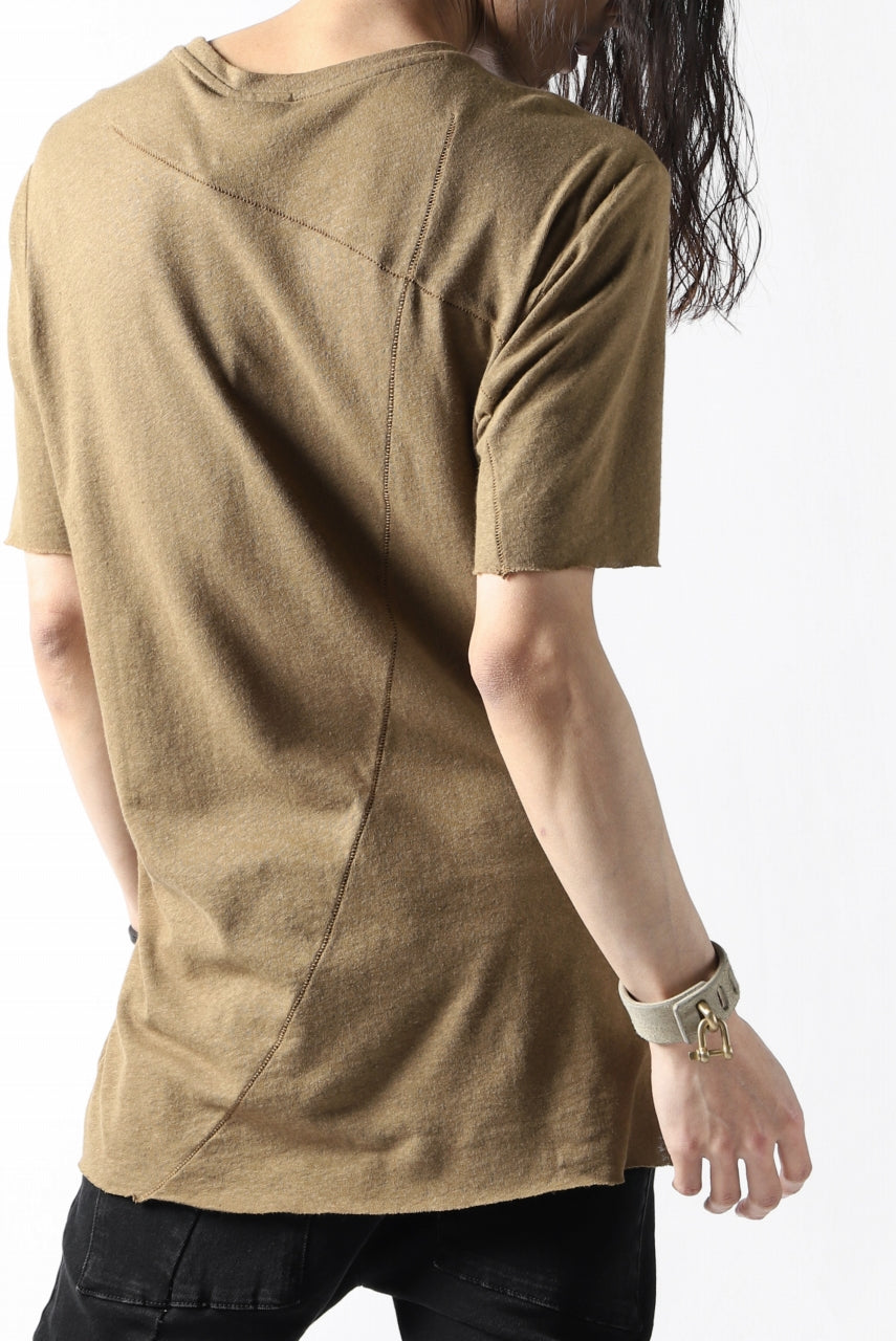 画像をギャラリービューアに読み込む, thomkrom CROSS BACK T-SHIRT (HONEY)