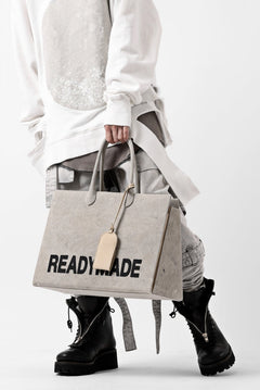 画像をギャラリービューアに読み込む, READYMADE SHOPPING BAG 40 LOGO (WHITE)