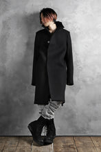 画像をギャラリービューアに読み込む, BORIS BIDJAN SABERI HIGH NECK MIDDLE COAT "COAT 1. MID-F0508M" (BLACK)
