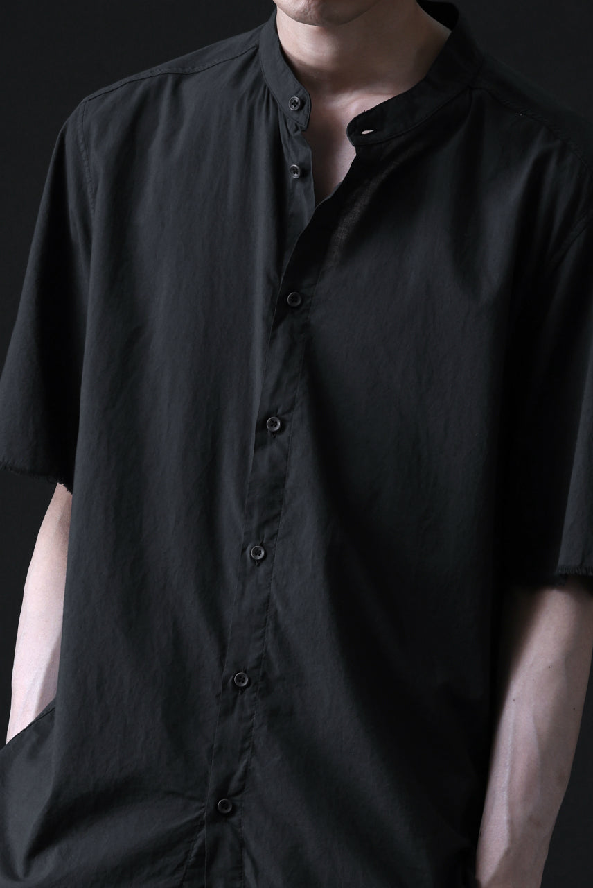画像をギャラリービューアに読み込む, daub DYEING MINIMAL SS SHIRT / ORGANIC COTTON (BLACK)