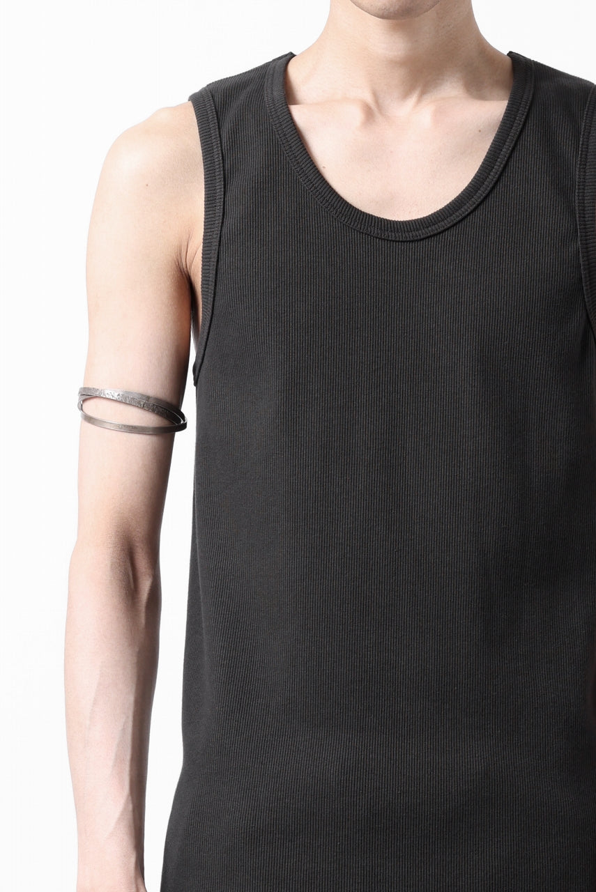 画像をギャラリービューアに読み込む, N/07 MINIMAL TANK TOP / ALL STAR BARE TELECO (DARK GREY)