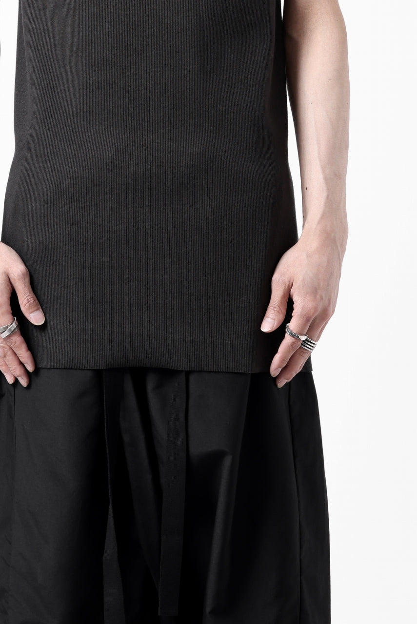 画像をギャラリービューアに読み込む, N/07 MINIMAL TANK TOP / ALL STAR BARE TELECO (DARK GREY)