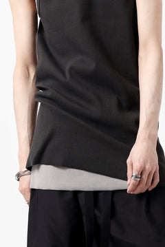 画像をギャラリービューアに読み込む, N/07 MINIMAL TANK TOP / ALL STAR BARE TELECO (DARK GREY)