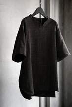 画像をギャラリービューアに読み込む, COLINA KEY NECK PULLOVER SHIRT / GARABO LIGHT SASHIKO (ZAKURO)