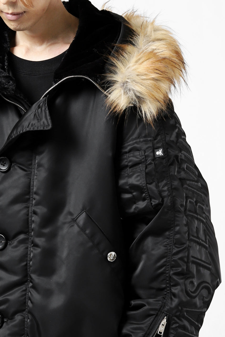 画像をギャラリービューアに読み込む, mastermind JAPAN N-2B HEAVY-ZONE FLIGHT JACKET (BLACK)