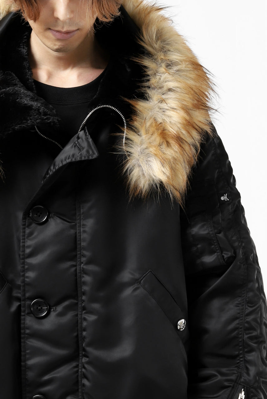 画像をギャラリービューアに読み込む, mastermind JAPAN N-2B HEAVY-ZONE FLIGHT JACKET (BLACK)