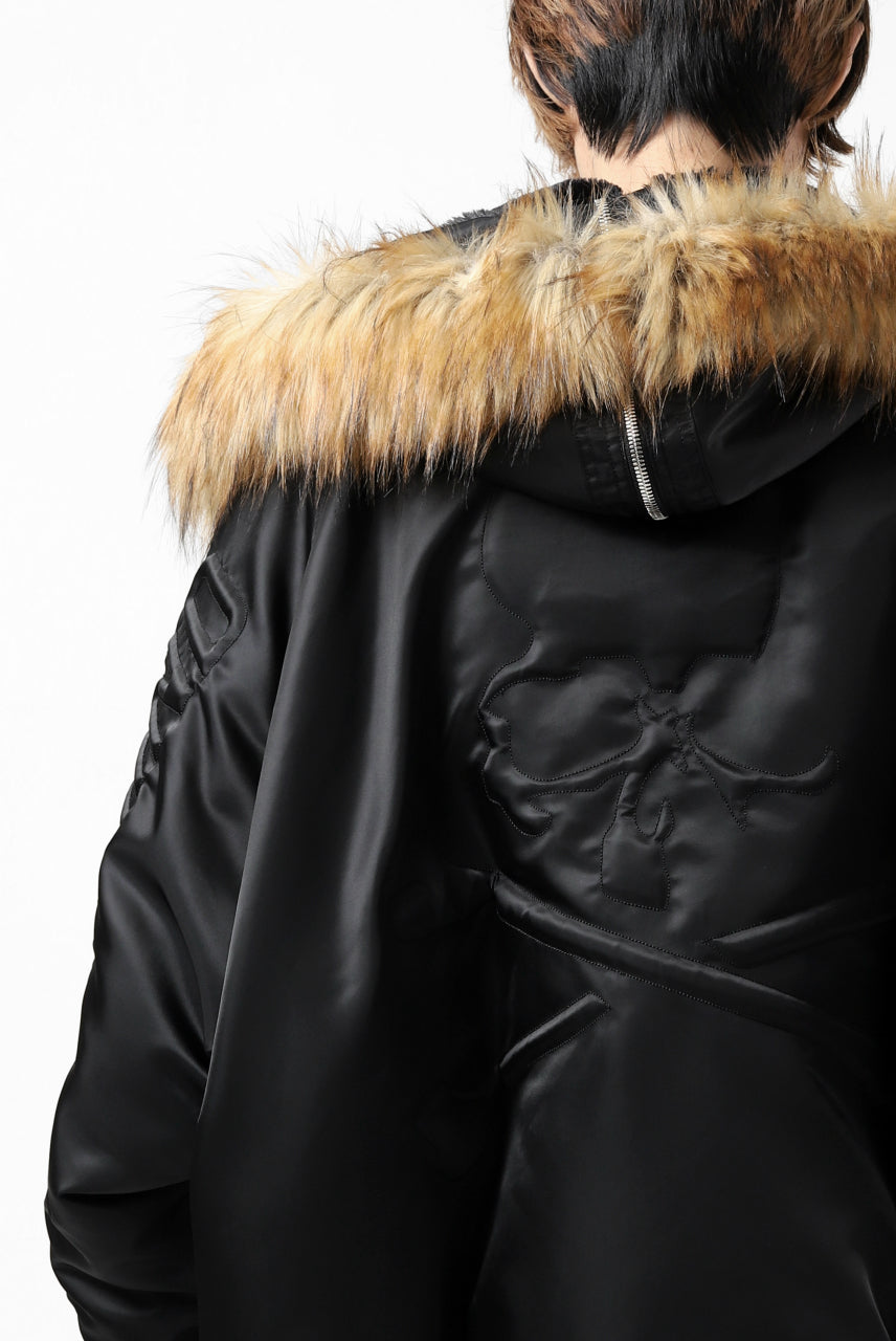 画像をギャラリービューアに読み込む, mastermind JAPAN N-2B HEAVY-ZONE FLIGHT JACKET (BLACK)