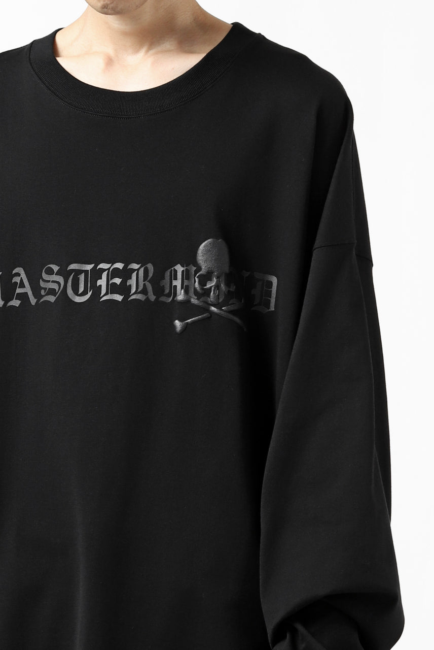 画像をギャラリービューアに読み込む, mastermind JAPAN BOXY-FIT LS / RUBBER AND FOAM PRINTED (BLACK)