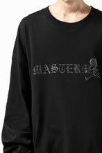 画像をギャラリービューアに読み込む, mastermind JAPAN BOXY-FIT LS / RUBBER AND FOAM PRINTED (BLACK)