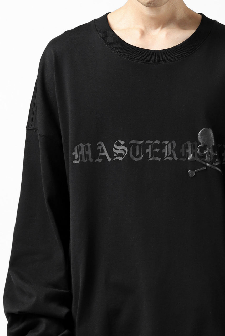 画像をギャラリービューアに読み込む, mastermind JAPAN BOXY-FIT LS / RUBBER AND FOAM PRINTED (BLACK)