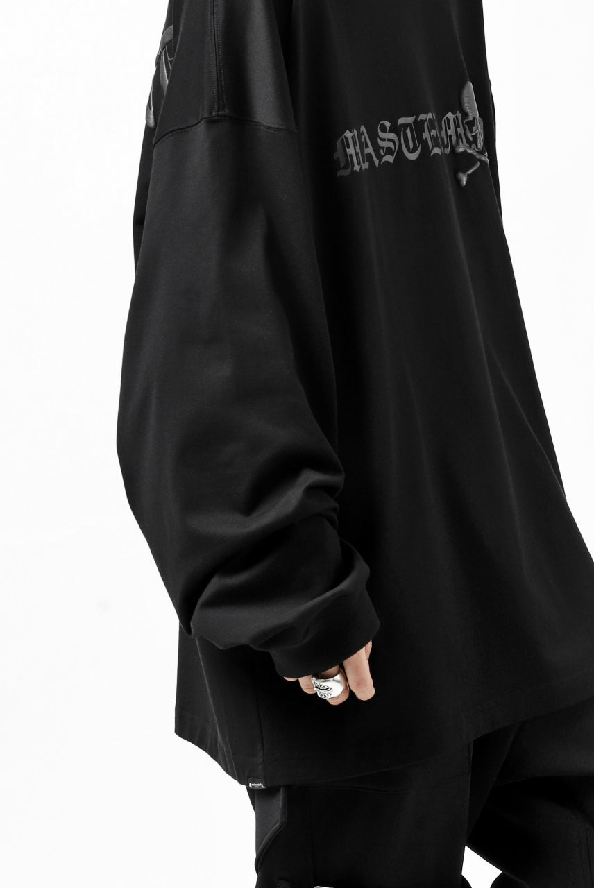 画像をギャラリービューアに読み込む, mastermind JAPAN BOXY-FIT LS / RUBBER AND FOAM PRINTED (BLACK)