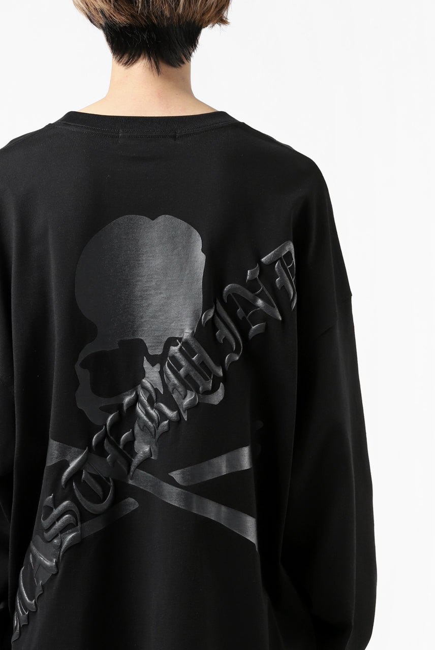 画像をギャラリービューアに読み込む, mastermind JAPAN BOXY-FIT LS / RUBBER AND FOAM PRINTED (BLACK)