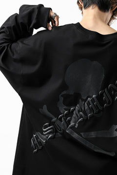 画像をギャラリービューアに読み込む, mastermind JAPAN BOXY-FIT LS / RUBBER AND FOAM PRINTED (BLACK)
