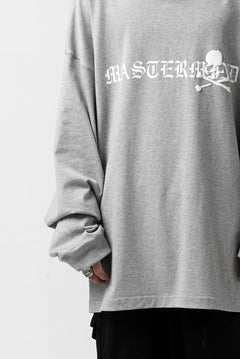 画像をギャラリービューアに読み込む, mastermind JAPAN BOXY-FIT LS / RUBBER AND FOAM PRINTED (GREY)