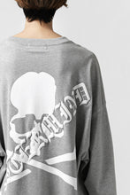 画像をギャラリービューアに読み込む, mastermind JAPAN BOXY-FIT LS / RUBBER AND FOAM PRINTED (GREY)