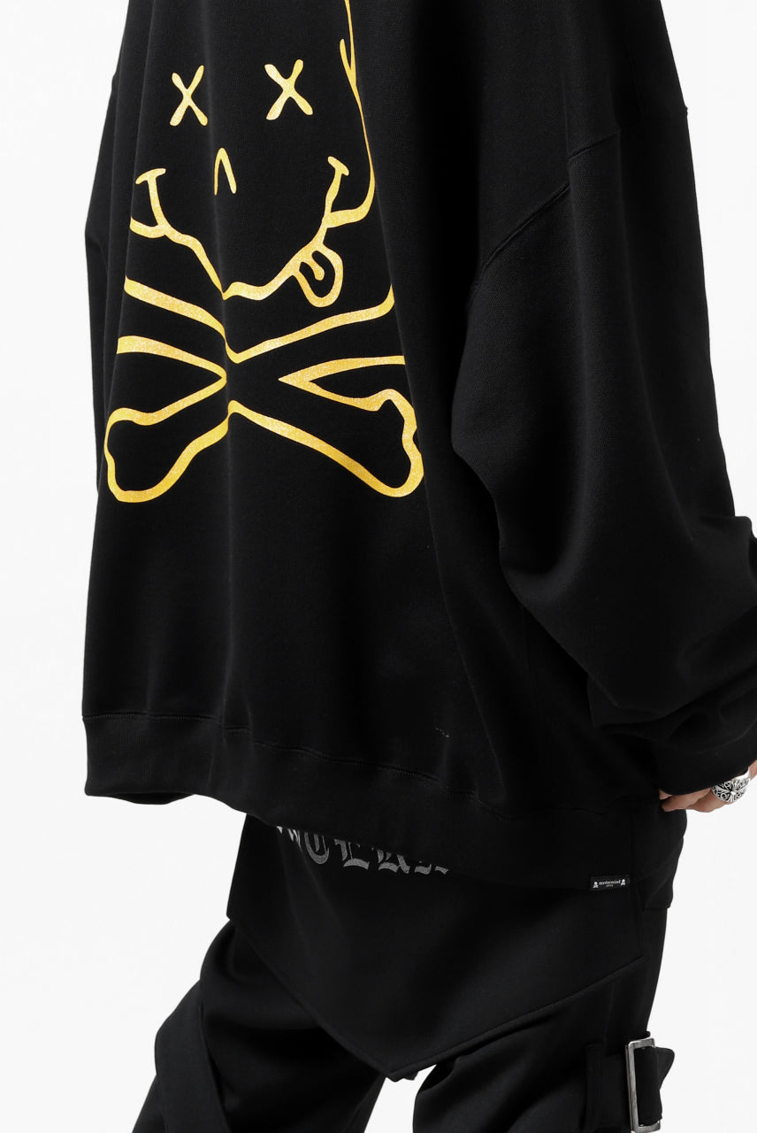 Load image into Gallery viewer, mastermind JAPAN SWEAT HOODIE / GLITTER LOGO & SKULL (BLACK)