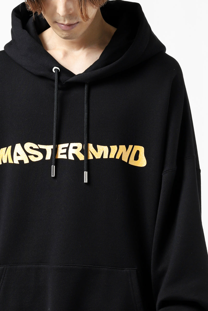 Load image into Gallery viewer, mastermind JAPAN SWEAT HOODIE / GLITTER LOGO & SKULL (BLACK)