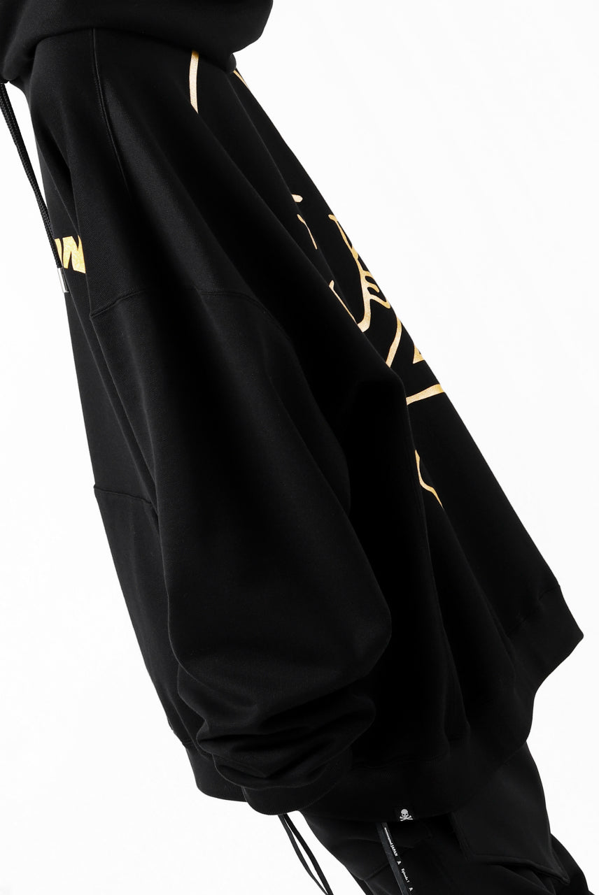 Load image into Gallery viewer, mastermind JAPAN SWEAT HOODIE / GLITTER LOGO & SKULL (BLACK)