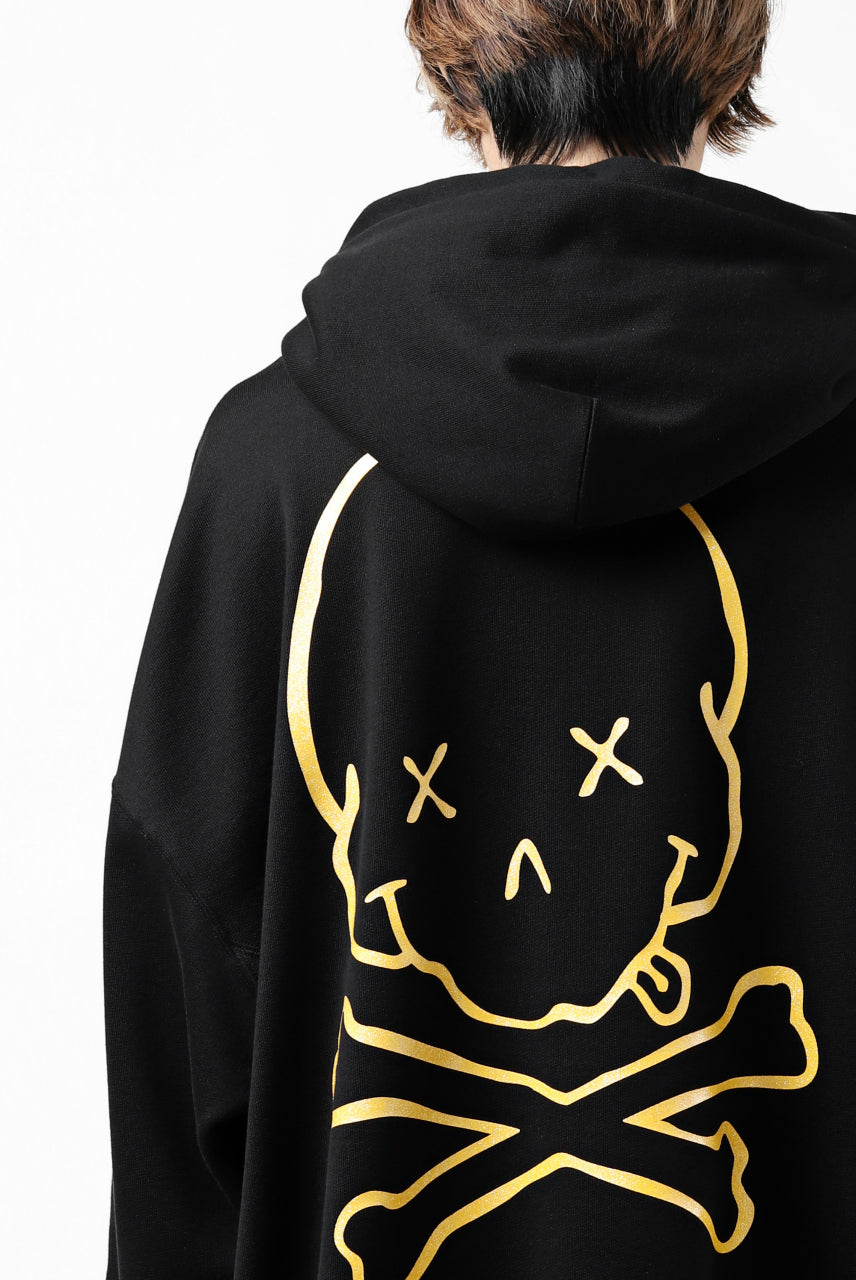 Load image into Gallery viewer, mastermind JAPAN SWEAT HOODIE / GLITTER LOGO & SKULL (BLACK)