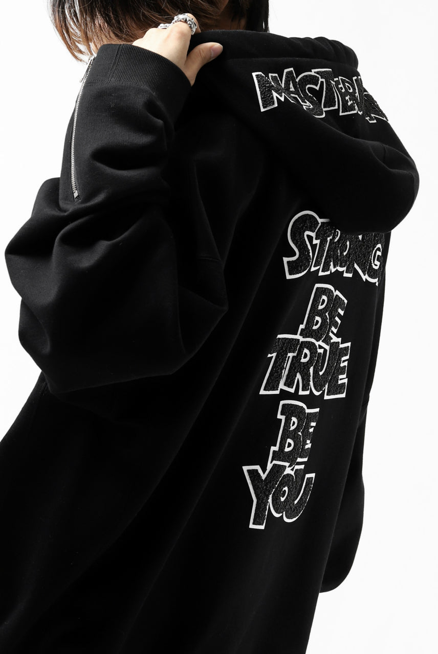 Load image into Gallery viewer, mastermind JAPAN HOODIE ZIP SWEAT JACKET / ROPE CODE (BLACK)