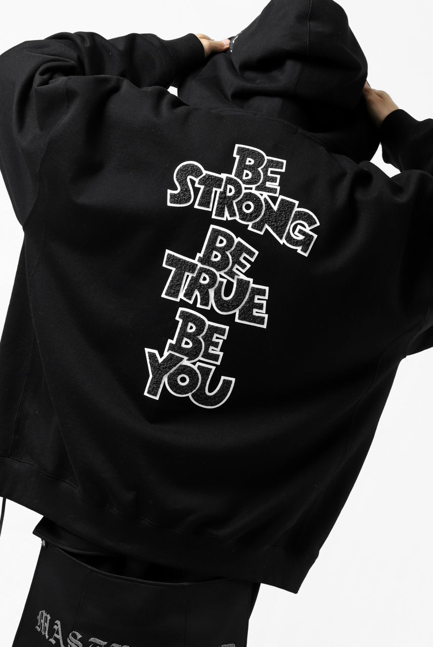 Load image into Gallery viewer, mastermind JAPAN HOODIE ZIP SWEAT JACKET / ROPE CODE (BLACK)