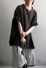 画像をギャラリービューアに読み込む, COLINA KEY NECK PULLOVER SHIRT / GARABO LIGHT SASHIKO (ZAKURO)