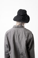画像をギャラリービューアに読み込む, forme d'expression Skewed Fedora Hat (Black)