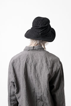 画像をギャラリービューアに読み込む, forme d'expression Skewed Fedora Hat (Black)