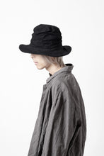 画像をギャラリービューアに読み込む, forme d'expression Skewed Fedora Hat (Black)