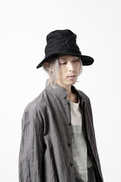 画像をギャラリービューアに読み込む, forme d'expression Skewed Fedora Hat (Black)