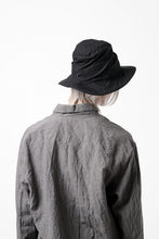 画像をギャラリービューアに読み込む, forme d'expression Skewed Fedora Hat (Black)