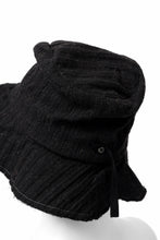 画像をギャラリービューアに読み込む, forme d'expression Skewes Fedora-Raw Edge Hat (Black)