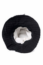 画像をギャラリービューアに読み込む, forme d'expression Skewes Fedora-Raw Edge Hat (Black)