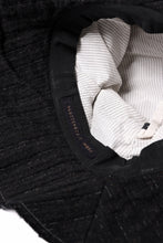 画像をギャラリービューアに読み込む, forme d'expression Skewes Fedora-Raw Edge Hat (Black)