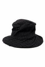 画像をギャラリービューアに読み込む, forme d'expression Skewes Fedora-Raw Edge Hat (Black)