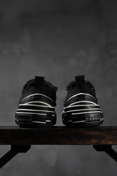 画像をギャラリービューアに読み込む, YOHJI YAMAMOTO × XVESSEL SNEAKERS LOW (BLACK×BLACK)