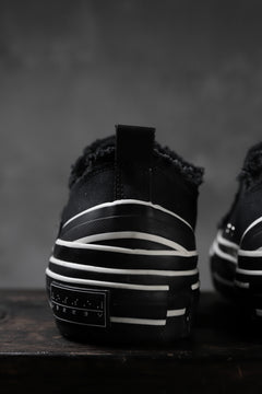 画像をギャラリービューアに読み込む, YOHJI YAMAMOTO × XVESSEL SNEAKERS LOW (BLACK×BLACK)