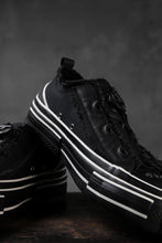 画像をギャラリービューアに読み込む, YOHJI YAMAMOTO × XVESSEL SNEAKERS LOW (BLACK×BLACK)