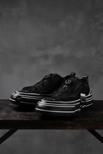 画像をギャラリービューアに読み込む, YOHJI YAMAMOTO × XVESSEL SNEAKERS LOW (BLACK×BLACK)