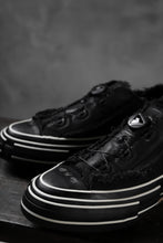 画像をギャラリービューアに読み込む, YOHJI YAMAMOTO × XVESSEL SNEAKERS LOW (BLACK×BLACK)