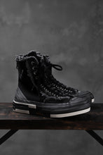 画像をギャラリービューアに読み込む, YOHJI YAMAMOTO × XVESSEL SNEAKERS HIGH (BLACK)