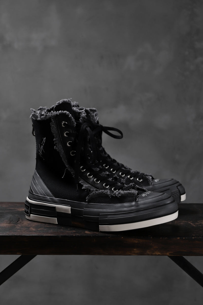 YOHJI YAMAMOTO × XVESSEL SNEAKERS HIGH (BLACK)の商品ページ YOHJI YAMAMOTO × XVESSEL SNEAKERS HIGH (BLACK)の商品ページ