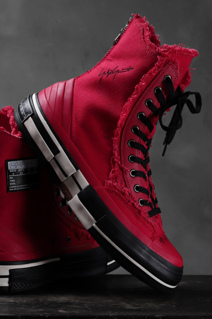 画像をギャラリービューアに読み込む, YOHJI YAMAMOTO × XVESSEL SNEAKERS HIGH (RED)