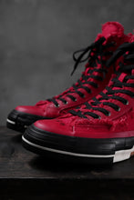 画像をギャラリービューアに読み込む, YOHJI YAMAMOTO × XVESSEL SNEAKERS HIGH (RED)