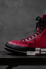 画像をギャラリービューアに読み込む, YOHJI YAMAMOTO × XVESSEL SNEAKERS HIGH (RED)