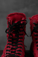 画像をギャラリービューアに読み込む, YOHJI YAMAMOTO × XVESSEL SNEAKERS HIGH (RED)