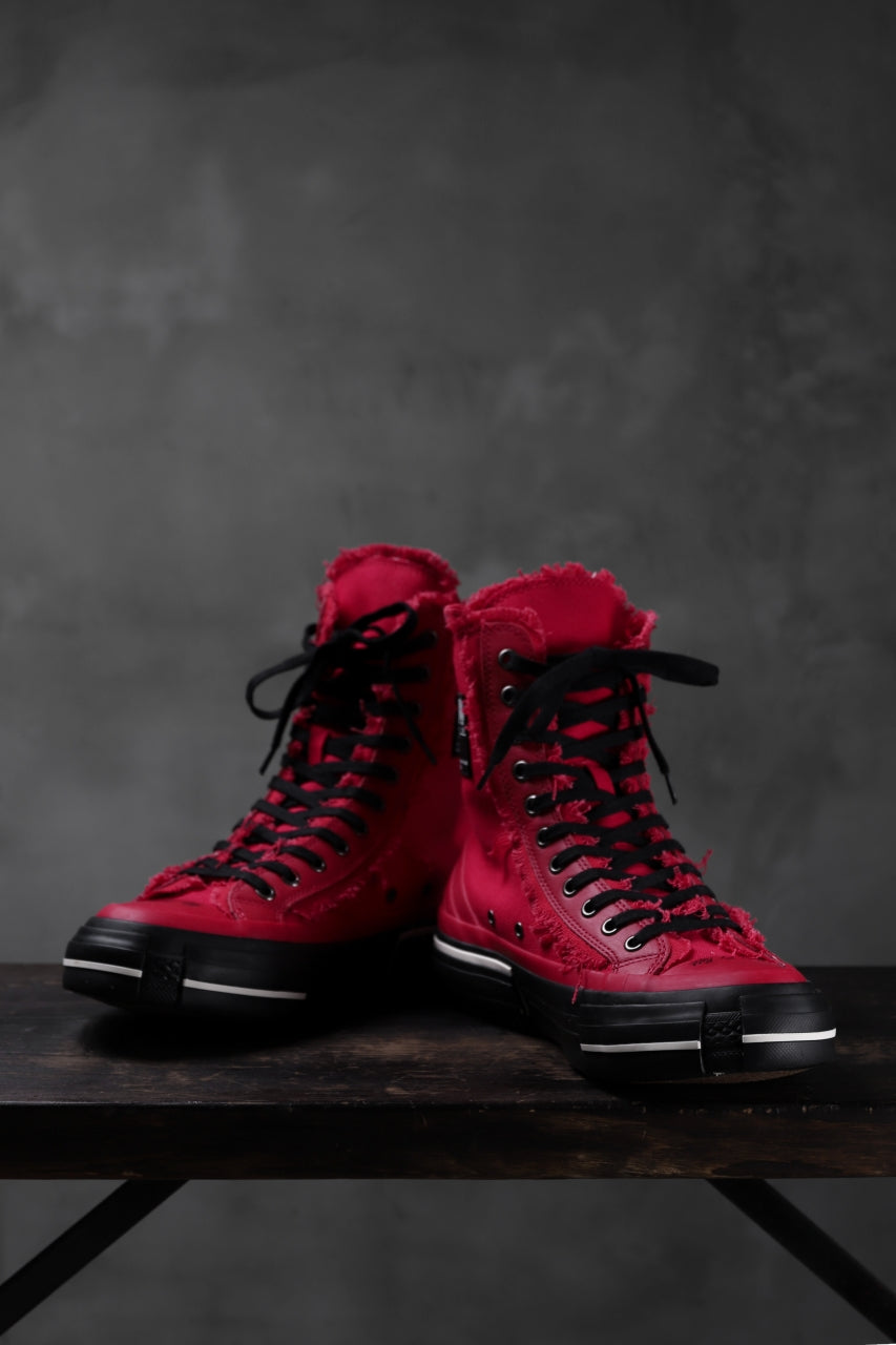 画像をギャラリービューアに読み込む, YOHJI YAMAMOTO × XVESSEL SNEAKERS HIGH (RED)